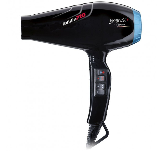 Фен для волос BaByliss PRO Luminoso Plus Nero Ionic BAB6360IBE