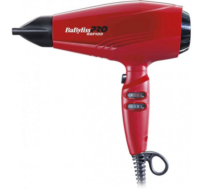Фен для волос BaBylissPRO Rapido EDM Red Ionic BAB7000IRE