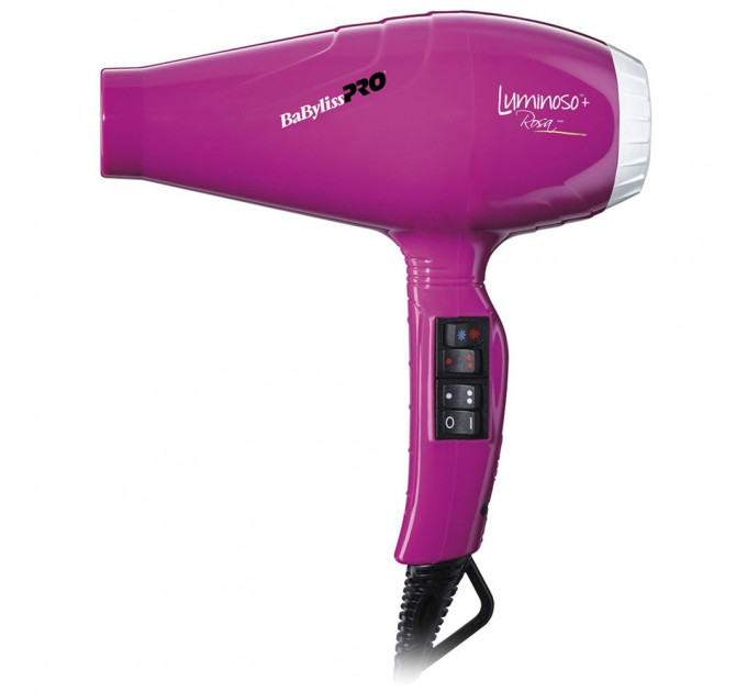 Фен для волосся BaByliss PRO Luminoso Plus Rosa Ionic BAB6360IFE