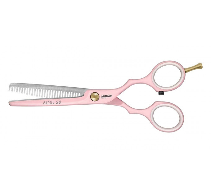 Ножницы парикмахерские Jaguar Pre Style Ergo 28 Pink (филировочные, 5.5) J-83855-1