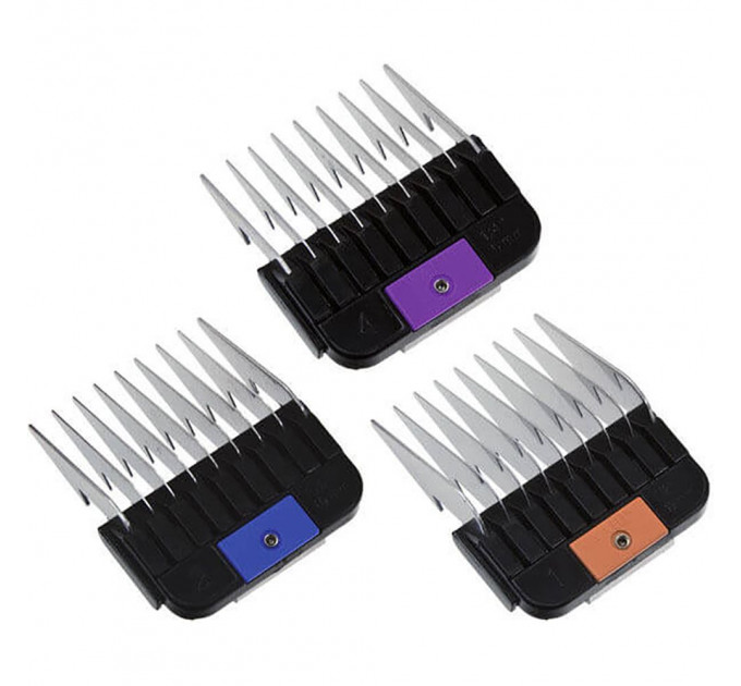 Набір металевих насадок для машинок Moser Metal Attachment A5 Comb Set (6,10,13мм) 1247-7445
