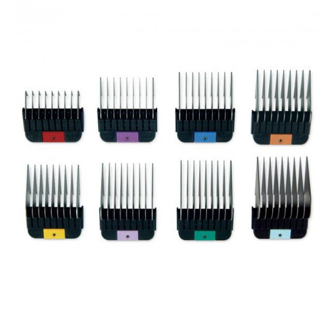 Набор металлических насадок для машинок Moser Metal Attachment A5 Comb Set (8шт.) 1247-7440