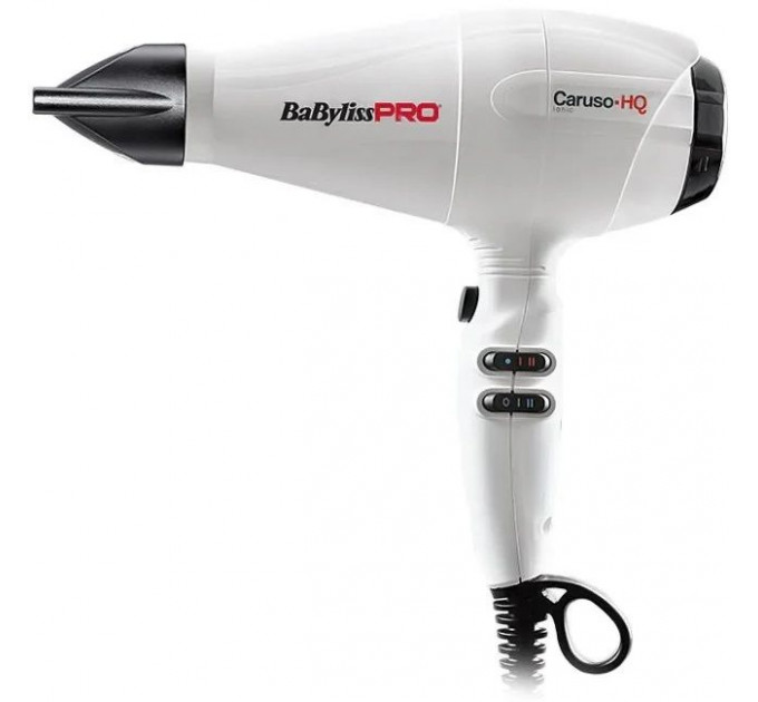 Фен для волосся BaByliss PRO Caruso-HQ White BAB6970WIE 