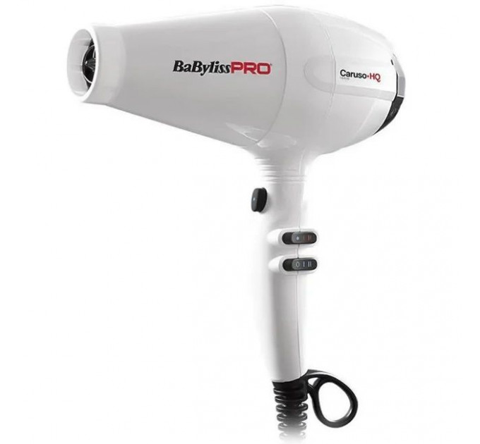 Фен для волосся BaByliss PRO Caruso-HQ White BAB6970WIE 