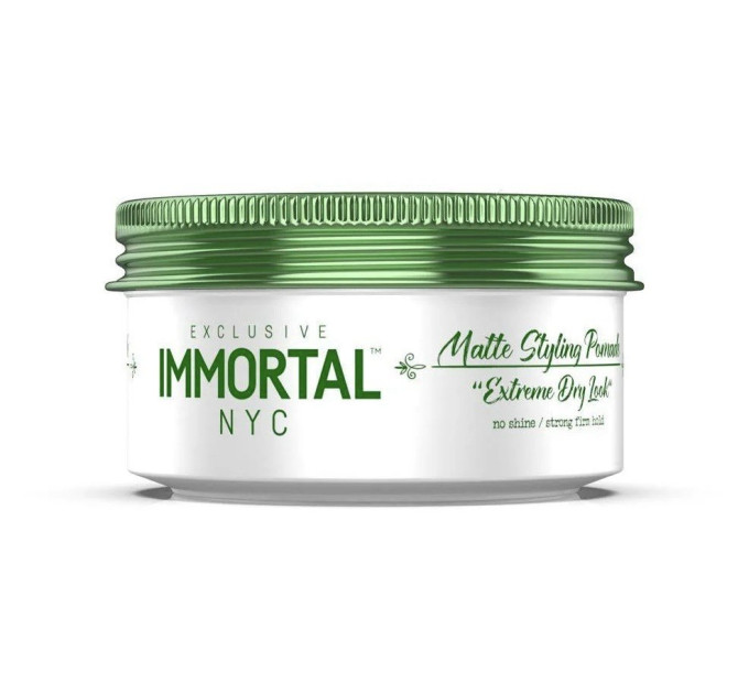 Матова глиняна паста для волосся Immortal "Extreme Dry Look" (150ml) NYC-08