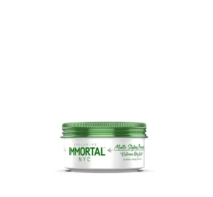 Матовая глиняная паста для волос Immortal Extreme Dry Look (150ml) NYC-08
