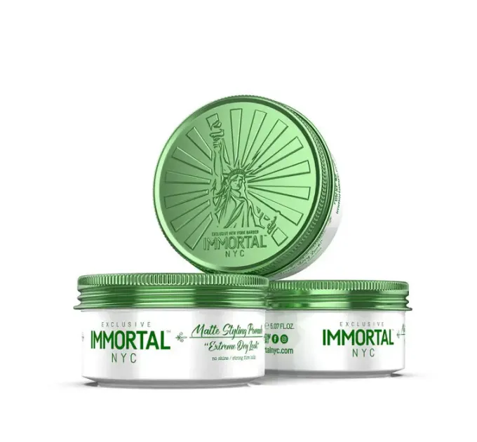 Матовая глиняная паста для волос Immortal Extreme Dry Look (150ml) NYC-08