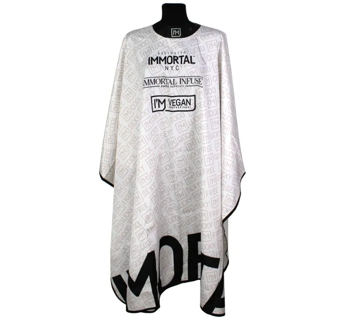 Пеньюар з накидкою-кейпом Immortal Neocape White PR-02