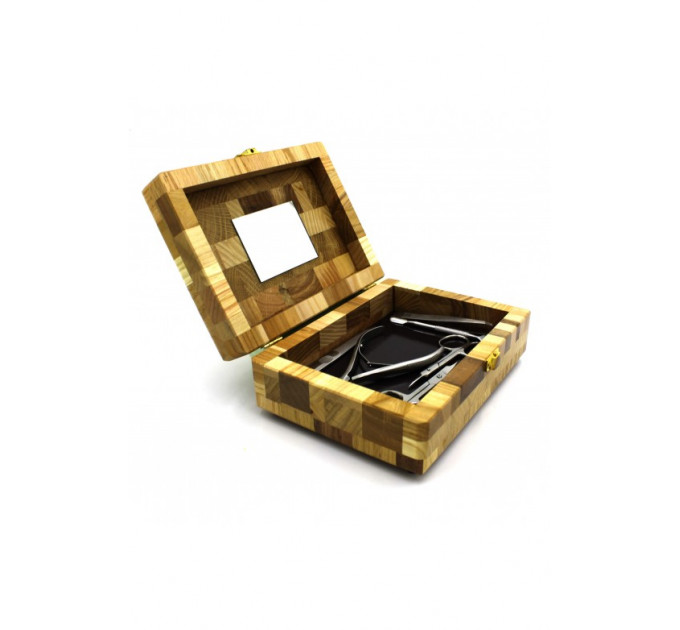 Манікюрний набір ручної роботи SPL Wood Edition 77923