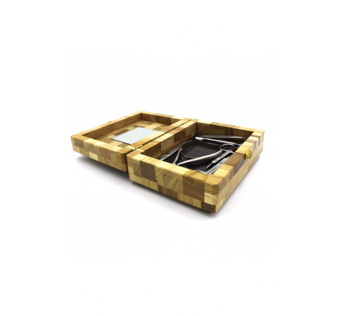 Манікюрний набір ручної роботи SPL Wood Edition 77923