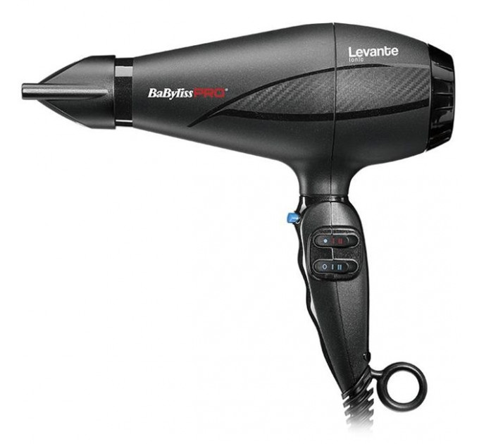 Фен для волос BaByliss PRO Levante Ionic Black BAB6950IE