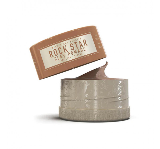Матова глиняна паста для волосся Immortal Infuse "Rock Star Clay Pomade" (150ml) INF-101