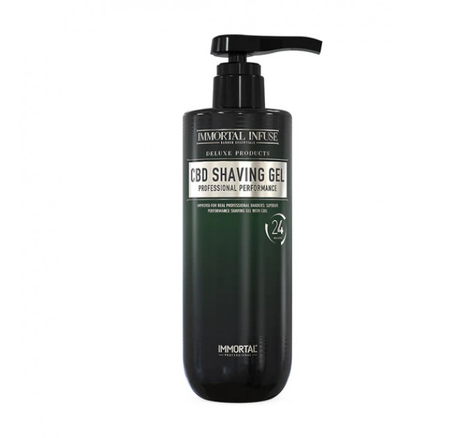 Восстанавливающий гель для бритья Immortal Infuse CBD Shaving Gel (475ml) INF-89