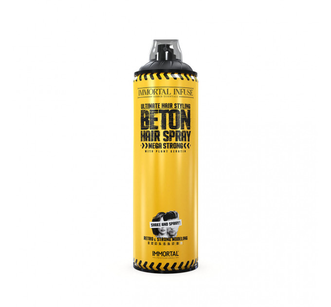 Спрей для укладки волос матовый Immortal Infuse Beton Mega Strong Hair Spray (500ml) INF-37