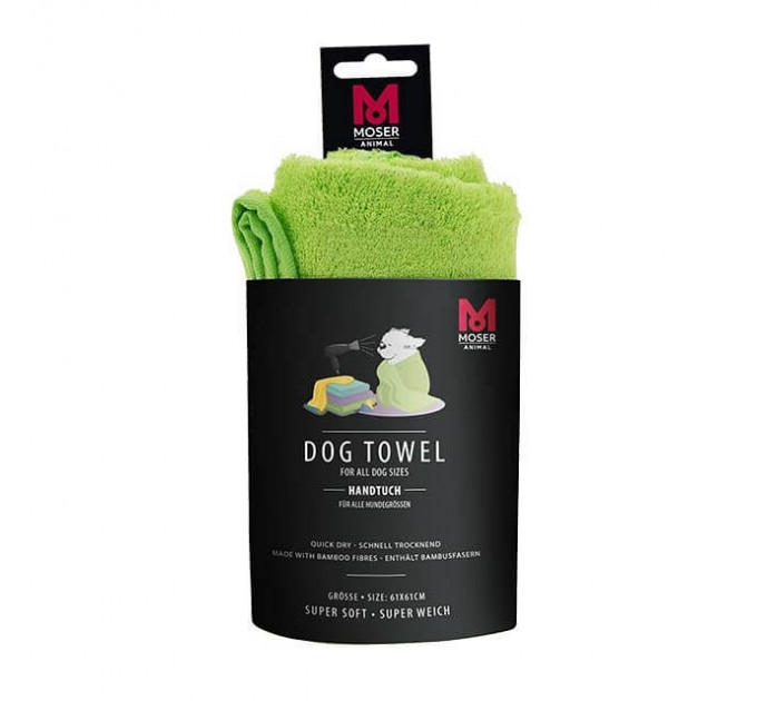 Рушник для тварин Moser Animalline Towel Green 0092-6065