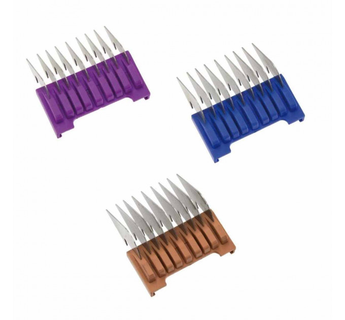 Набір металевих насадок для машинок Moser Metal Attachment Comb Set (6,10,13мм) 1233-7190