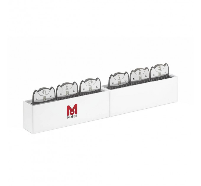 Набор магнитных насадок для машинок Moser Magnetic Premium Attachment Comb Set (6шт.) 1801-7000
