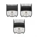 Набор магнитных насадок для машинок Moser Magnetic Premium Attachment Comb Set (1.5, 3, 4.5 мм) 1801-7010