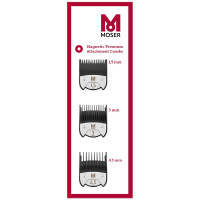 Набір магнітних насадок для машинок Moser Magnetic Premium Attachment Comb Set (1.5, 3, 4.5 мм) 1801-7010