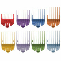 Набор цветных насадок для машинок WAHL Color-Coded Cutting Guide Set (8шт.) 03170-400