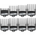Набор насадок для машинок WAHL Premium Cutting Guide Set (8шт.) с подставкой 03171-500