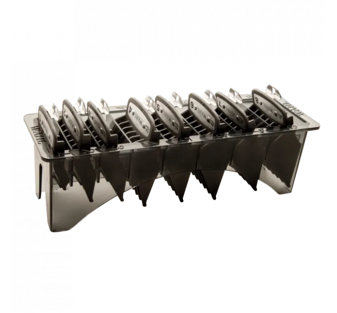 Набор насадок для машинок WAHL Premium Cutting Guide Set (8шт.) с подставкой 03171-500