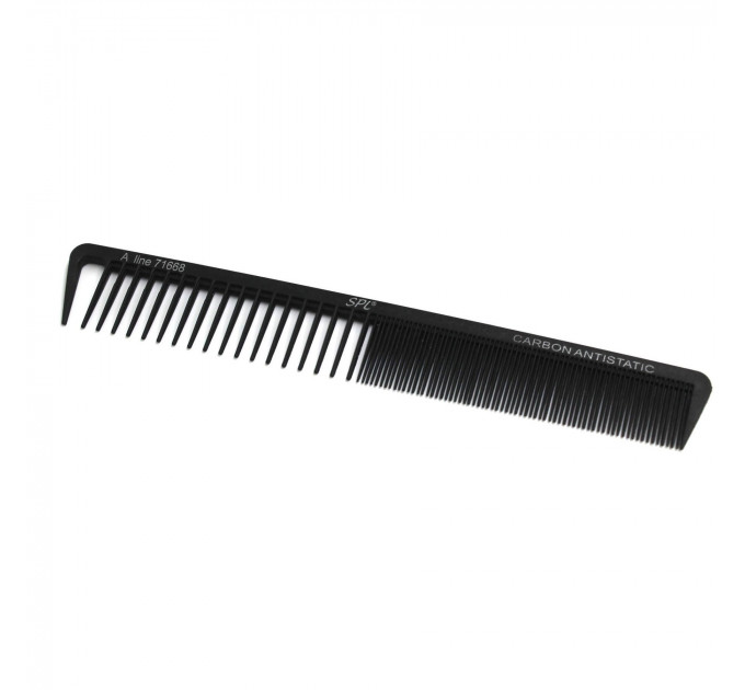 Расческа для стрижки SPL Carbon Antistatic 71668