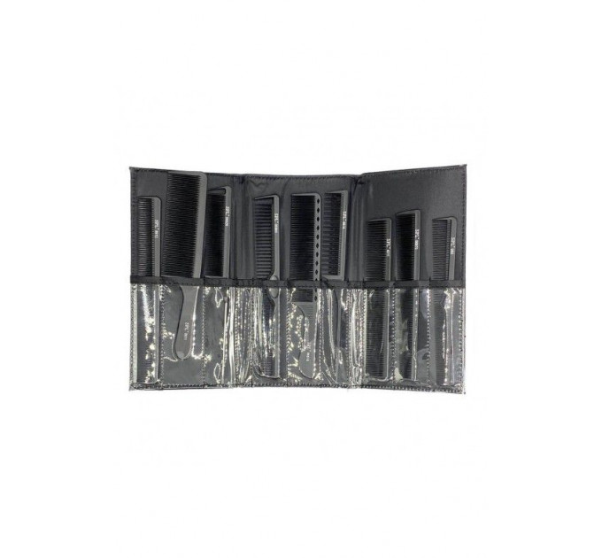 Набір гребінців для волосся SPL Carbon Antistatic (9 шт.) 13722