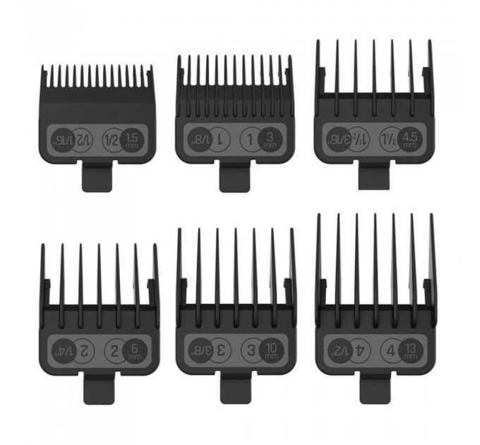 Набор насадок для машинок JRL Premium Clipper Guard Set (6 шт.) JRL-GS6