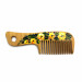Гребінець для волосся з художнім розписом SPL Wood Art Comb 1559