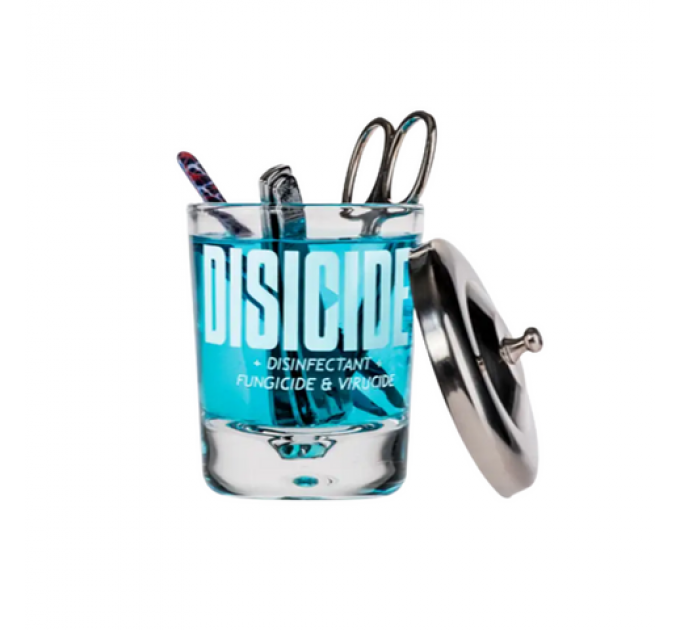 Маникюрный стакан для дезинфекции инструментов Disicide Small Glass Jar (160ml) D720019