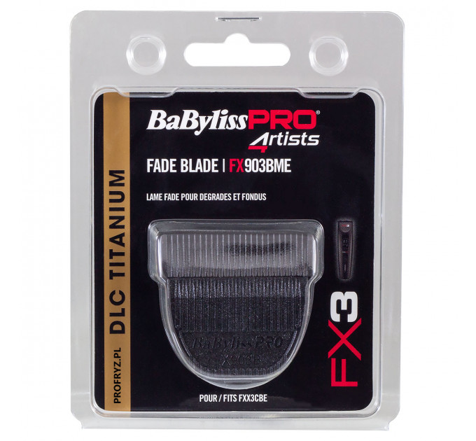 Ножовий блок BaByliss PRO FX3 DLC Titanium Fade Blade FX903BME