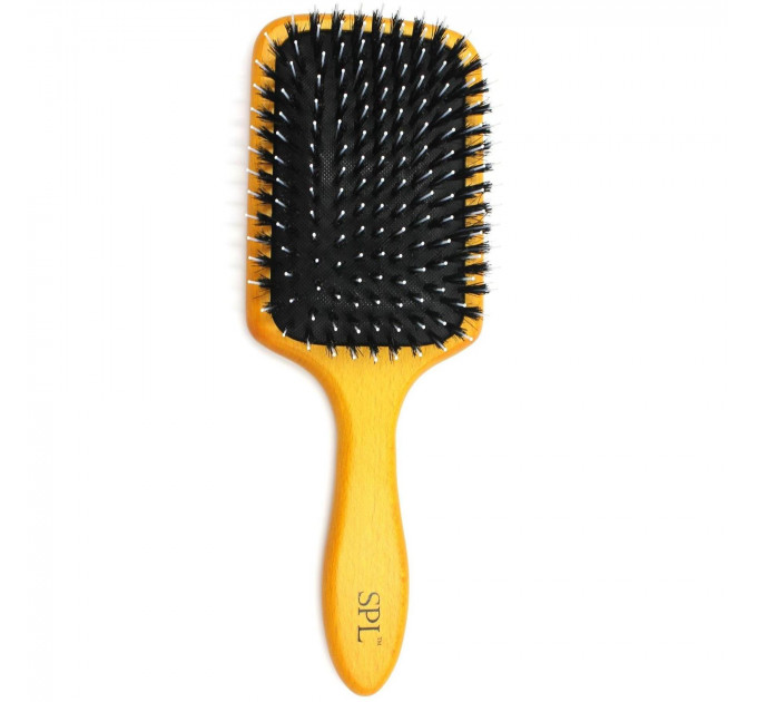 Масажна щітка з комбінованою щетиною, дерев'яна SPL Wood Hair Brush 2325