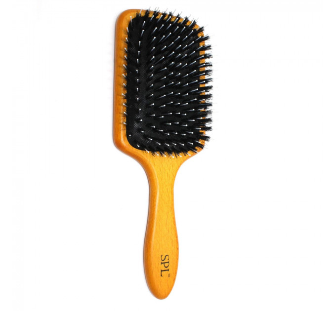 Масажна щітка з комбінованою щетиною, дерев'яна SPL Wood Hair Brush 2325