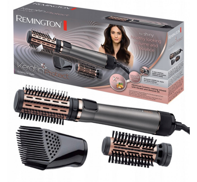 Фен-щетка для волос Remington Keratin Protect AS8810