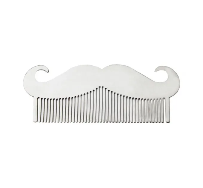 Металевий гребінець для вус та бороди SPL Metal Beard Comb 1194