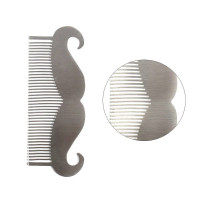 Металевий гребінець для вус та бороди SPL Metal Beard Comb 1194
