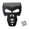 Барберський гребінець SPL Metal Barber Skull 1196