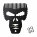 Барберський гребінець SPL Metal Barber Skull 1196