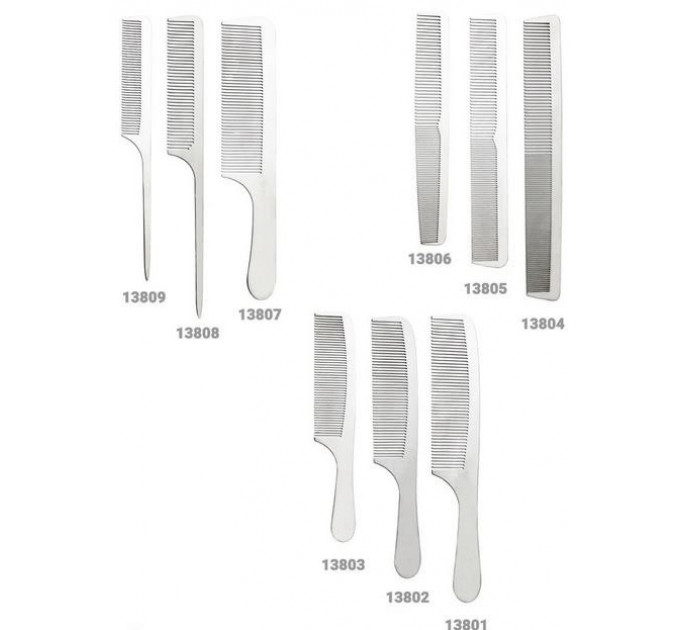 Гребінець для волосся SPL Metal Hair Comb 13802