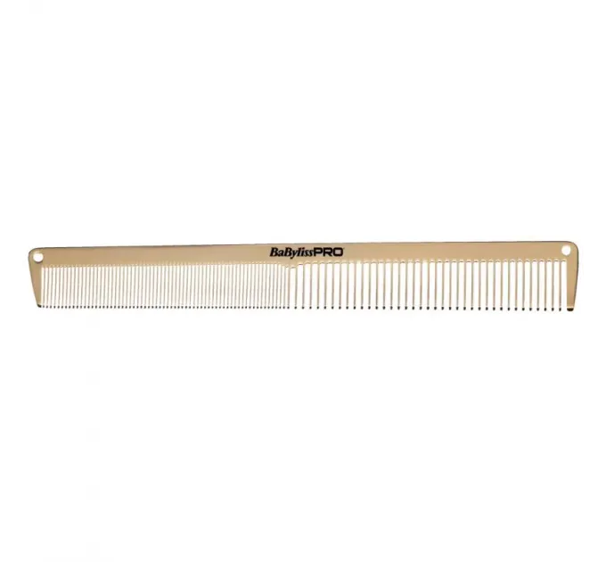 Гребінець для волосся BaByliss PRO Gold Metal Comb M3842E
