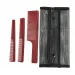 Набір гребінців для волосся BaByliss PRO Barberology™ x3 Red Comb Set M4343E