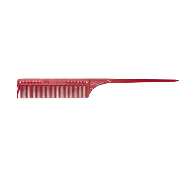 Гребінець із дрібними зубчиками JRL Fine Teeth Tail Comb Red JRL-101