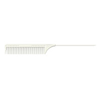 Гребінець-шпикуль з металевим хвостиком JRL Pin Tail Comb White JRL-102