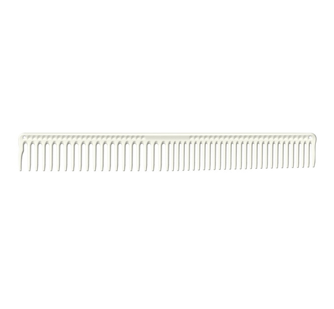 Расческа для длинных и тонких волос JRL Long Round Tooth Cutting Comb White JRL-306