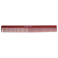 Гребінець для довгого та тонкого волосся JRL Long Round Tooth Cutting Comb Red JRL-306
