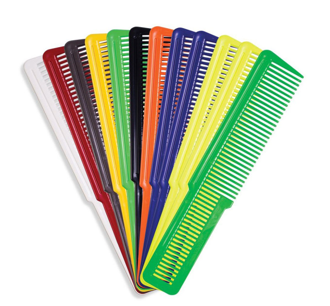 Набор расчесок для стрижки WAHL Colored Clipper Combs (12 шт.) 03206-200