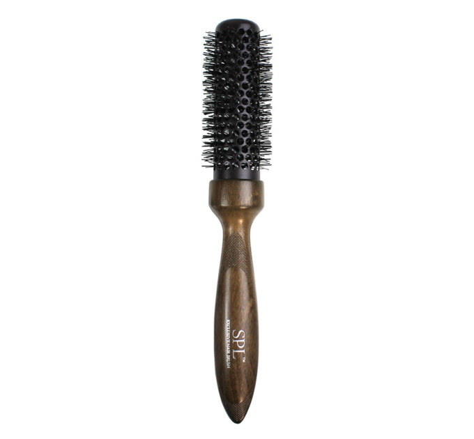 Керамічний термобрашинг з дерев'яною ручкою SPL Ceramic Ion Brush Wood Edition (d30 мм) 99246