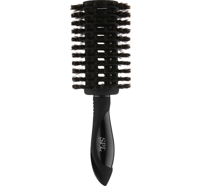 Брашинг з натуральною щетиною SPL Hair Brush Black (d46 мм) 55070