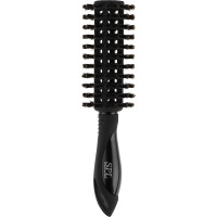 Брашинг з натуральною щетиною SPL Hair Brush Black (d30 мм) 55063